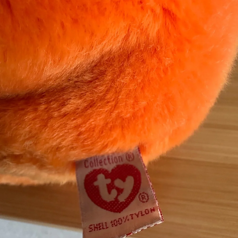 COPY - Vintage Halloween TY Plush Pumpkin jacko’lantern Beanie Buddies Collecti…